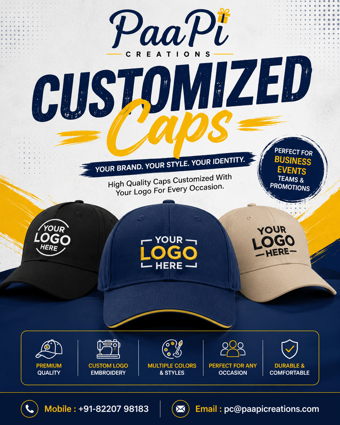 Custmized Caps