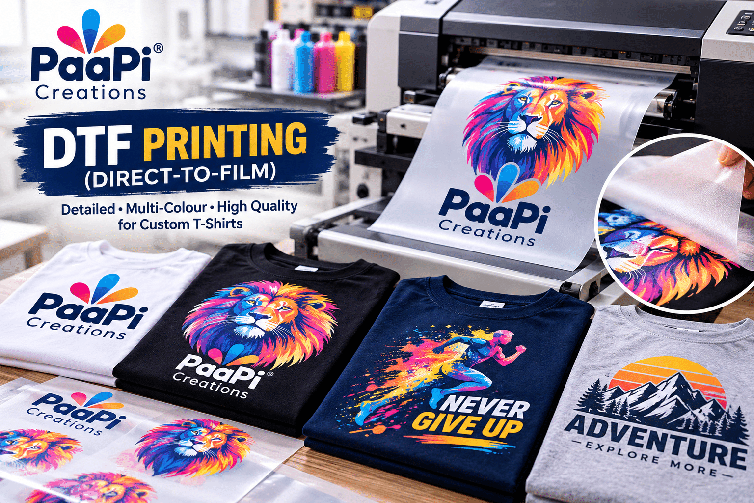 DTF Printing for Custom T-Shirts