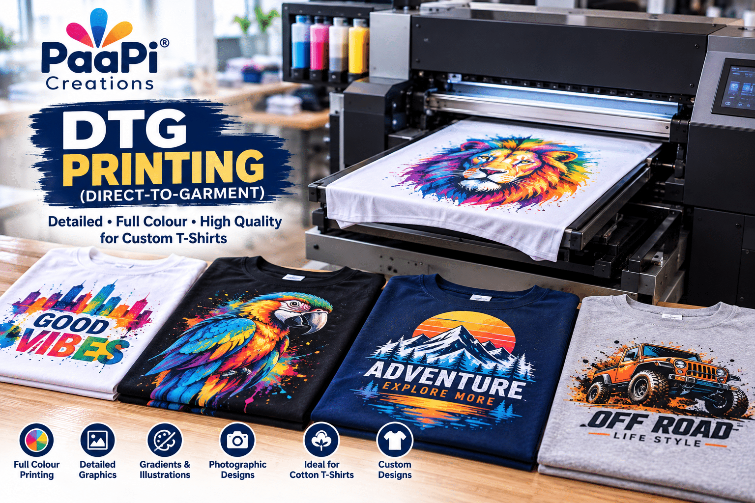 DTG Printing for Custom T-Shirts
