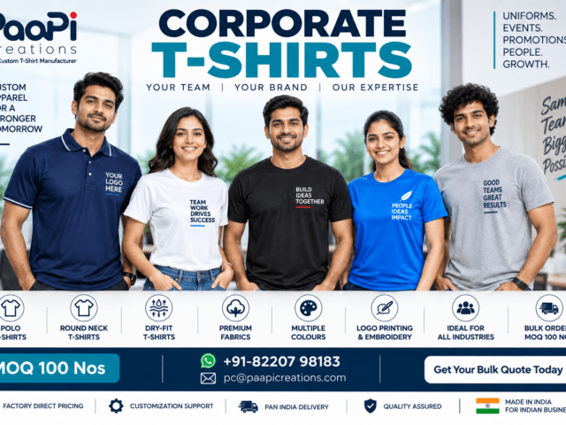 Corporate T-Shirts for employees and company staff