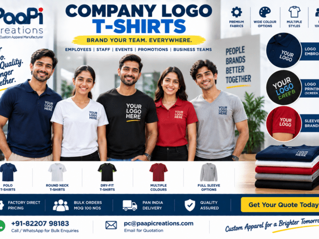 Company Logo T-Shirts for employees and business teams