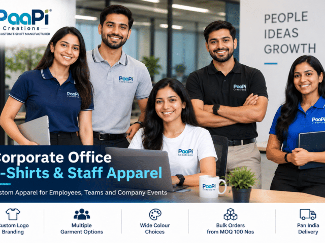 Corporate Office T-Shirts for employees and company teams