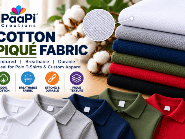 Cotton Piqué Fabric for Polo T-Shirts