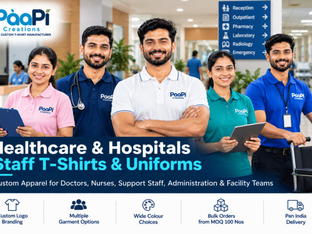 Hospital Staff T-Shirts for healthcare support and facility teams