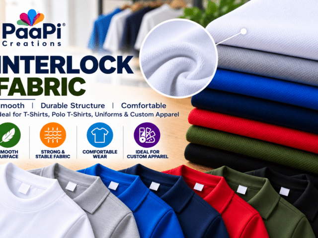 Interlock Fabric for Custom T-Shirts and Uniforms