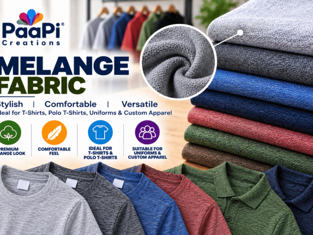 Melange Fabric for Custom T-Shirts and Polo T-Shirts