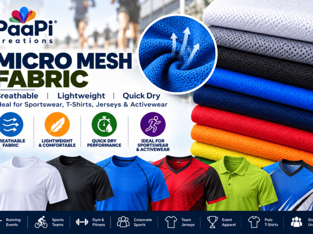 Micro Mesh Fabric for Sports T-Shirts and Jerseys