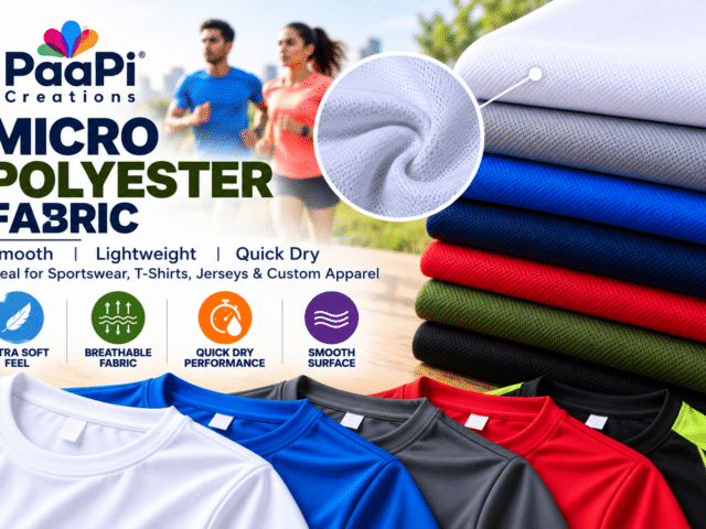 Micro Polyester Fabric for Sportswear and Custom T-Shirts