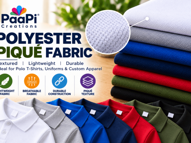 Polyester Piqué Fabric for Polo T-Shirts and Uniforms