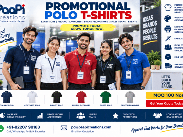 Promotional Polo T-Shirts for marketing teams and brand campaigns