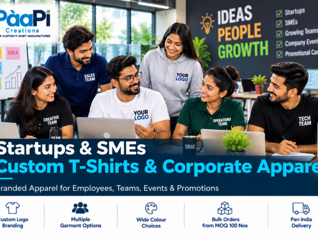 Startup Company T-Shirts for employees and growing SME teams